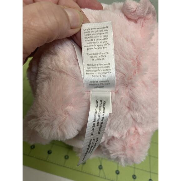 Pink Pig Baby Lovey Carters Plush Soft Eyes Farm Petting Zoo Soft Stuffed Animal - Picture 10 of 12